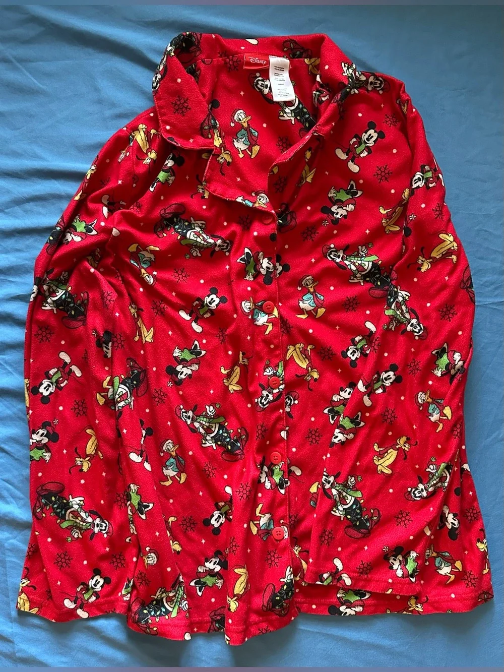 Disney Red Mickey & Friends Fleece Pajama Set - Picture 2 of 9